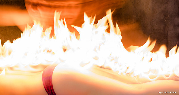 Touching Her with Fire by Dean Chiang, Xyclopx
