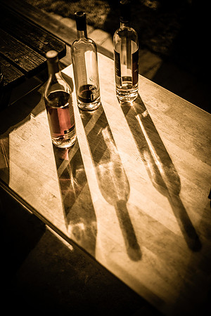 Three Bottles