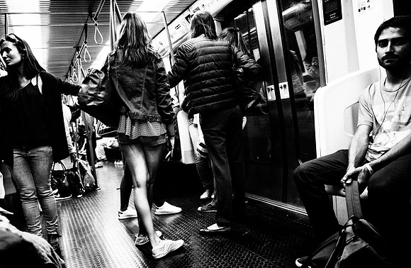 Legs in Train by Dean Chiang, Xyclopx