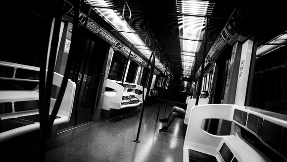 Some Dude on a Train Staring at Me by Dean Chiang, Xyclopx