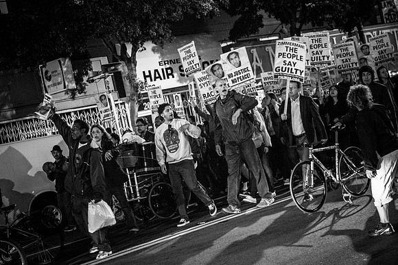 Trayvon Martin vs. George Zimmerman Protestors in San Francisco, by Dean Chiang, Xyclopx