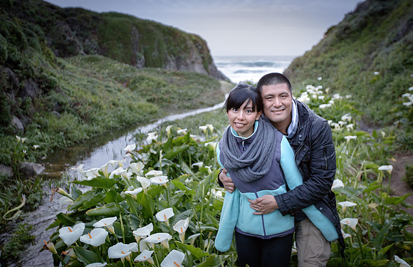 Me and Jane with Lilies by Dean Chiang, Xyclopx